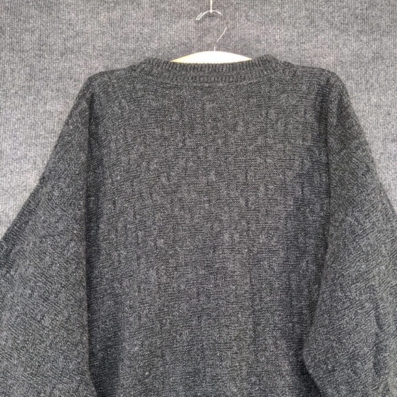 Cricketeer Men's Pullover Hand Framed Sweater Gray XXL 2XL Crew Neck 100% Cotton - Picture 6 of 11